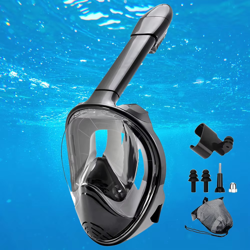 Anti Pollution Mask - Full Face Snorkel Mask Snorkeling Swimming