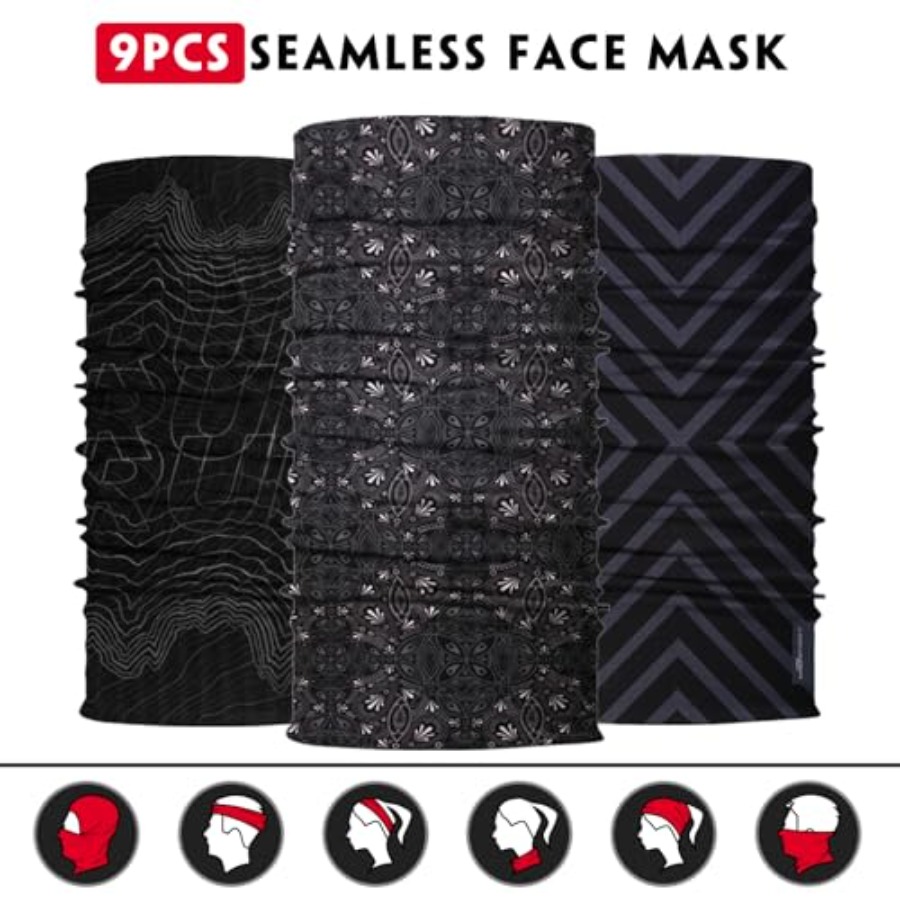 Neck Gaiter for Men Women Head - Neck Gaiter Face Cover 评论和价格