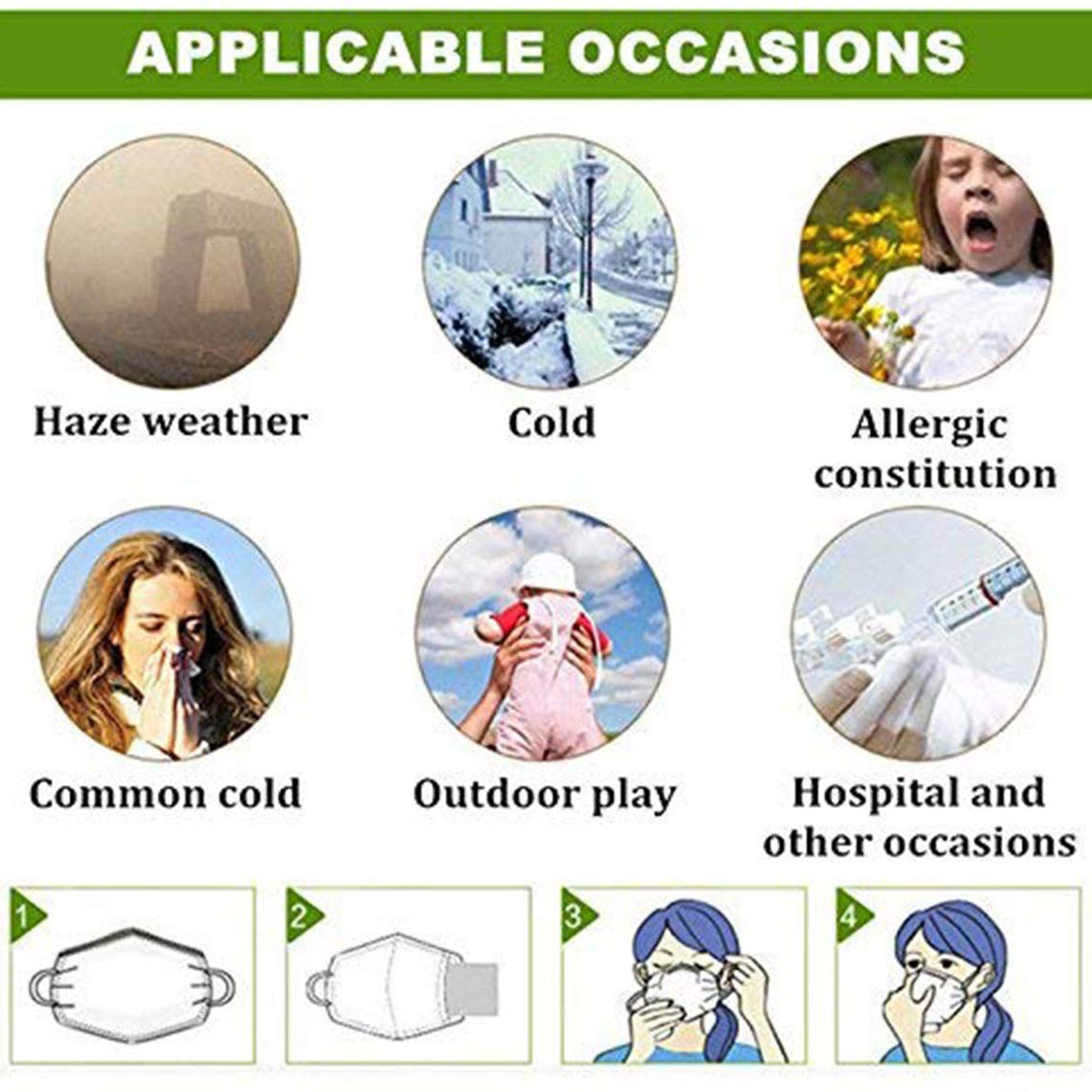 Adjustable Face Mask Anti-dust - Pm2.5 Filter Insert 评论和价格