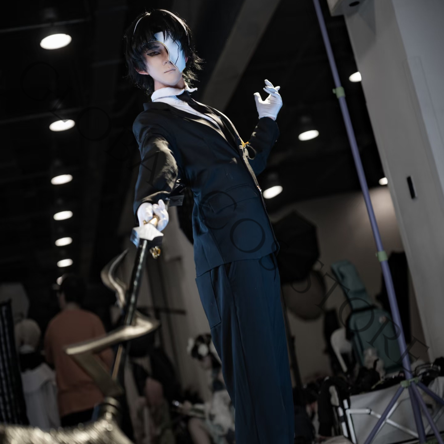 Game Character Rien Cosplay Co - Black Face Mask Pack 评论和价格