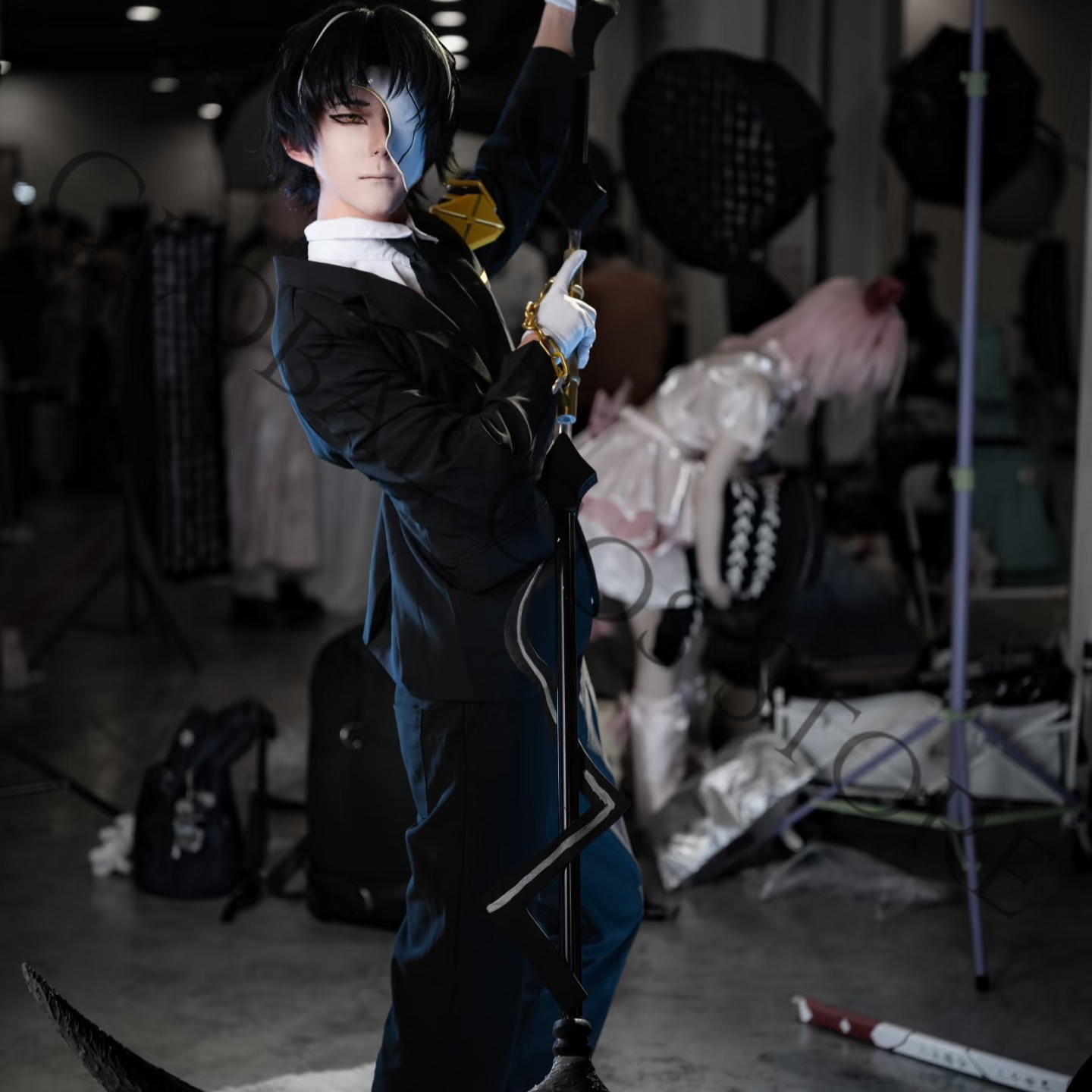 Game Character Rien Cosplay Co - Black Face Mask Pack 评论和价格