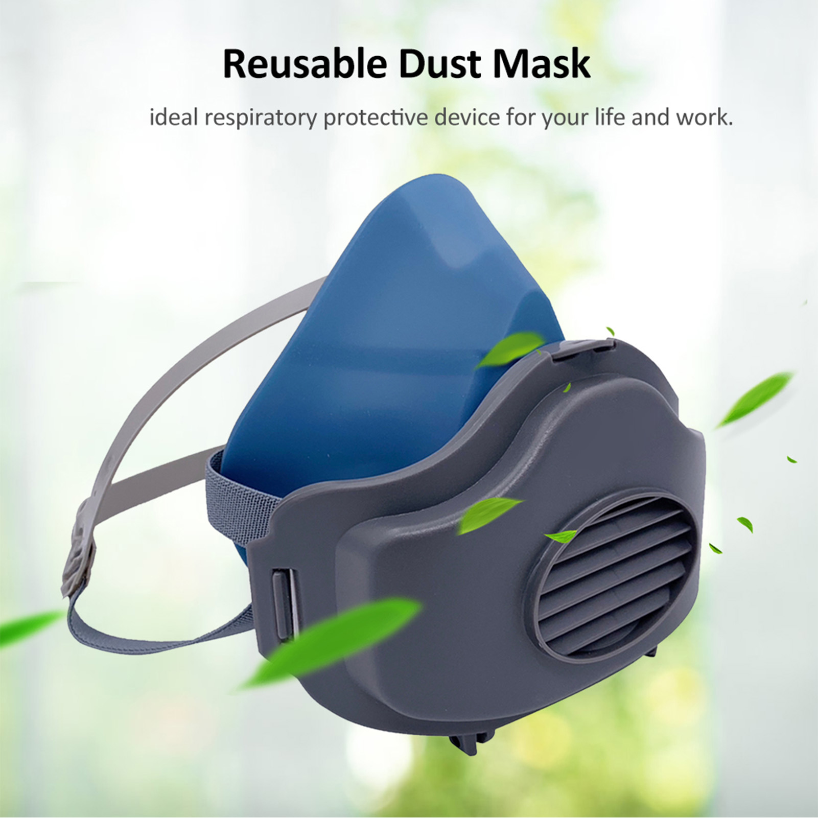 3200 Dust Mask Reusable Half F - Kn95 Respirator Mask 评论和价格