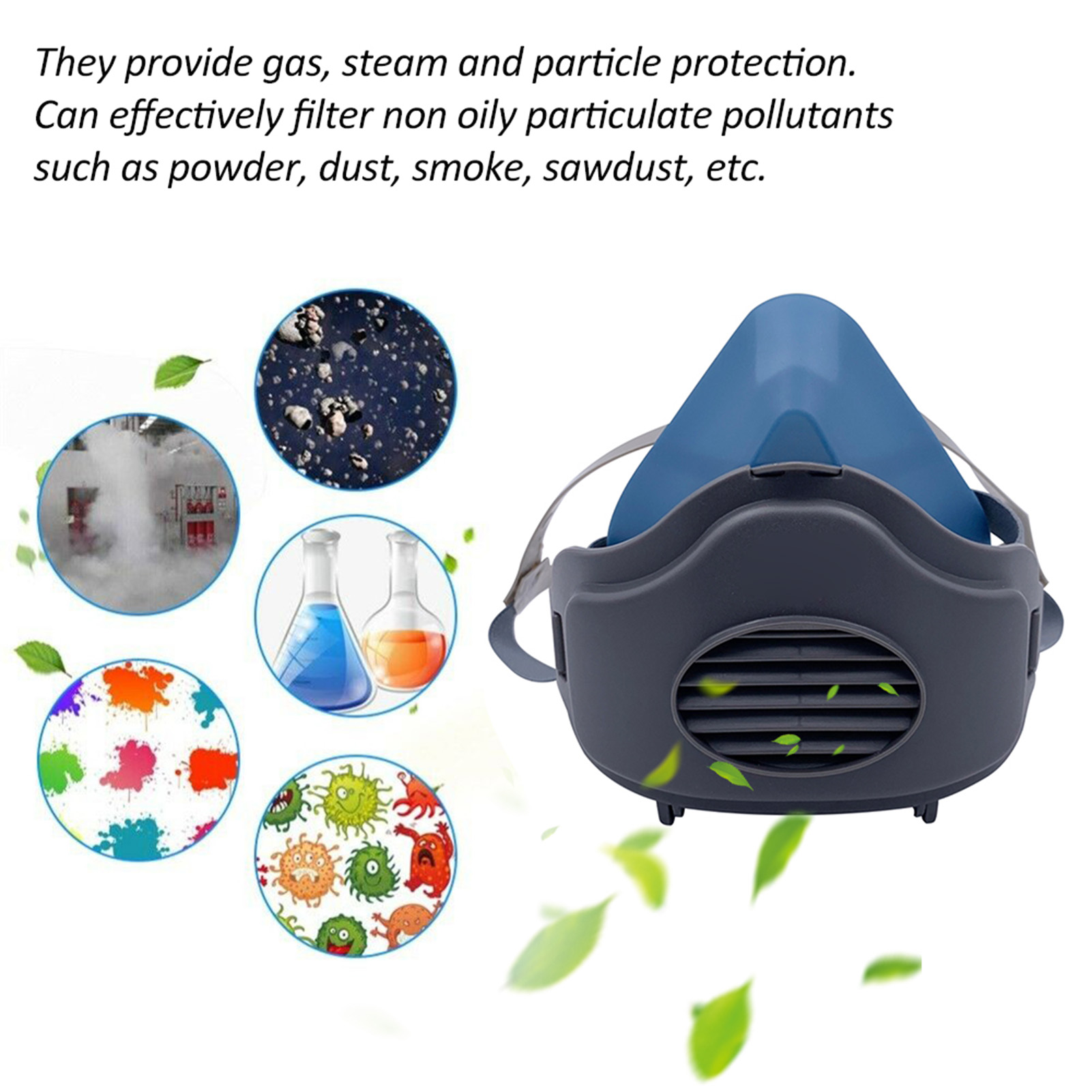 3200 Dust Mask Reusable Half F - Kn95 Respirator Mask 评论和价格
