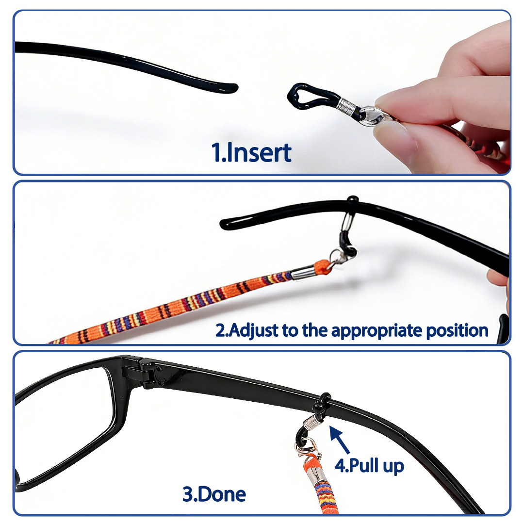 Eye Glasses String Holder Stra - Mask Lanyard Adjustable 评论和价格