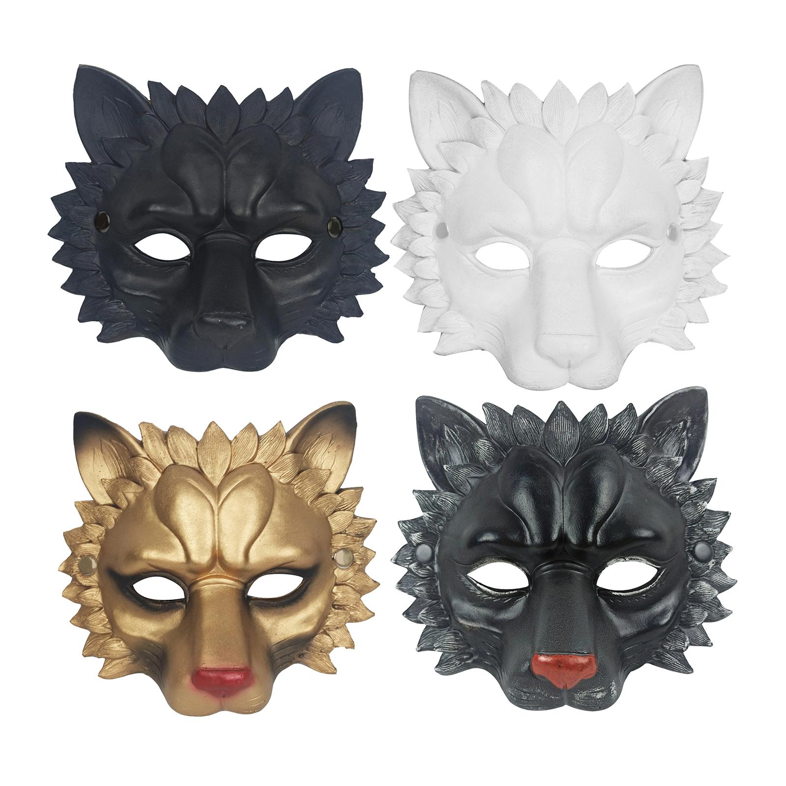 Lion Mask Half Face Decorative - Respirator Half Face 评论和价格