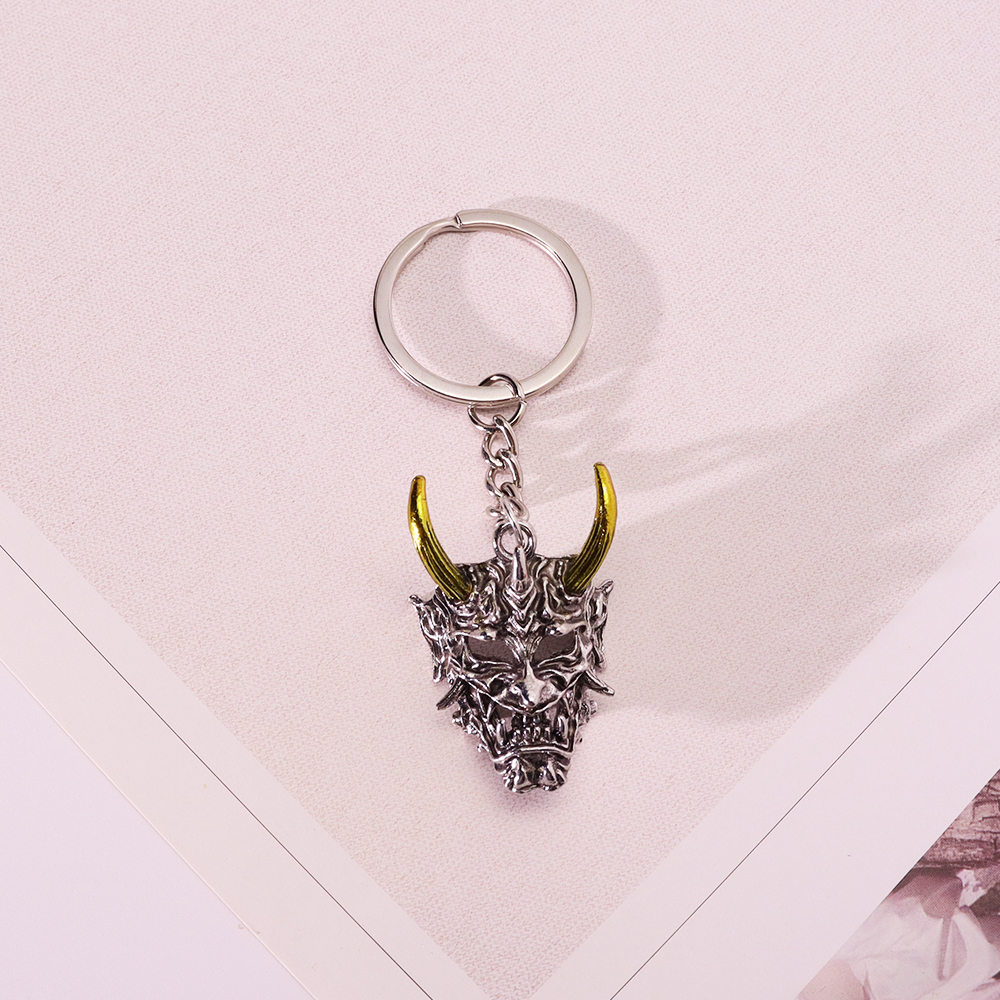 1 piece samurai keychain Japan - Mask Chain Holder 评论和价格