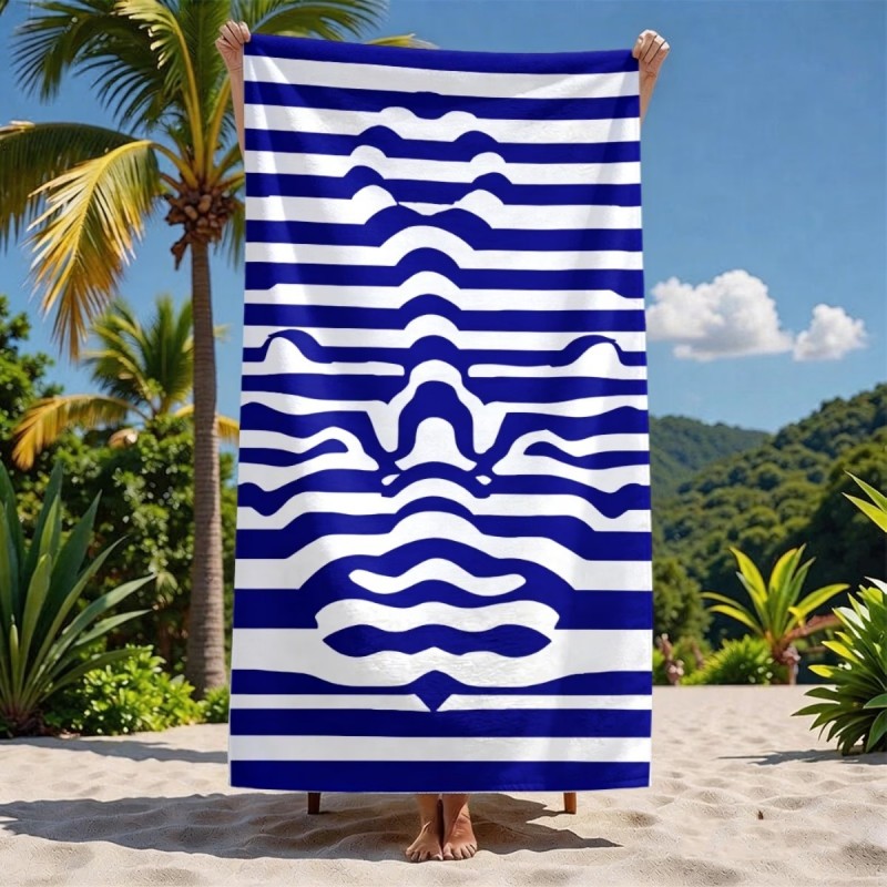Large Abstract Striped Face Be - Cloth Face Mask Washable 评论和价格