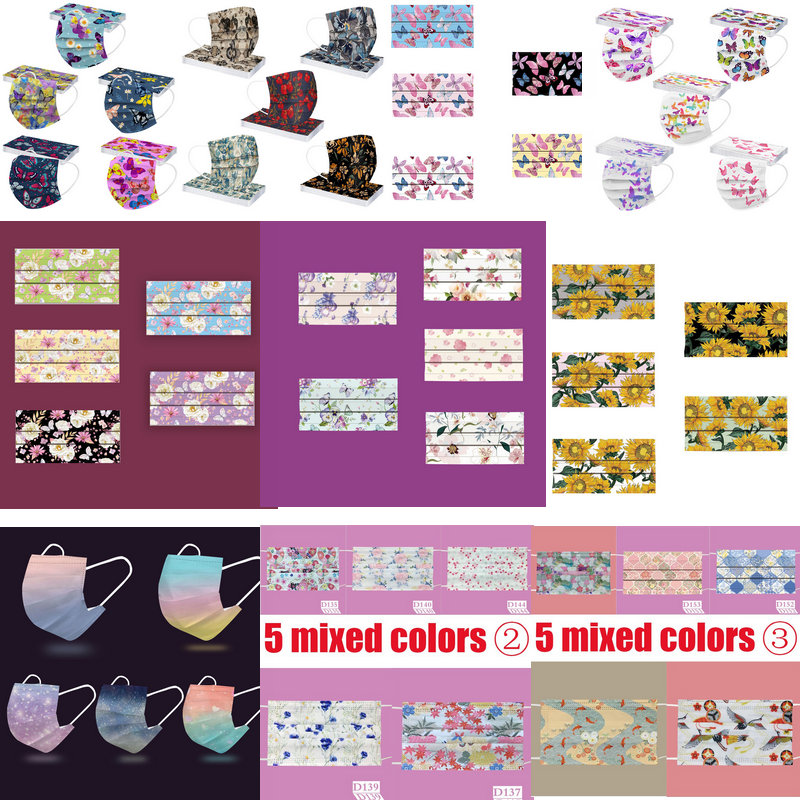 CE Print Beauty Wholesale Fish - Disposable Surgical Mask 评论和价格