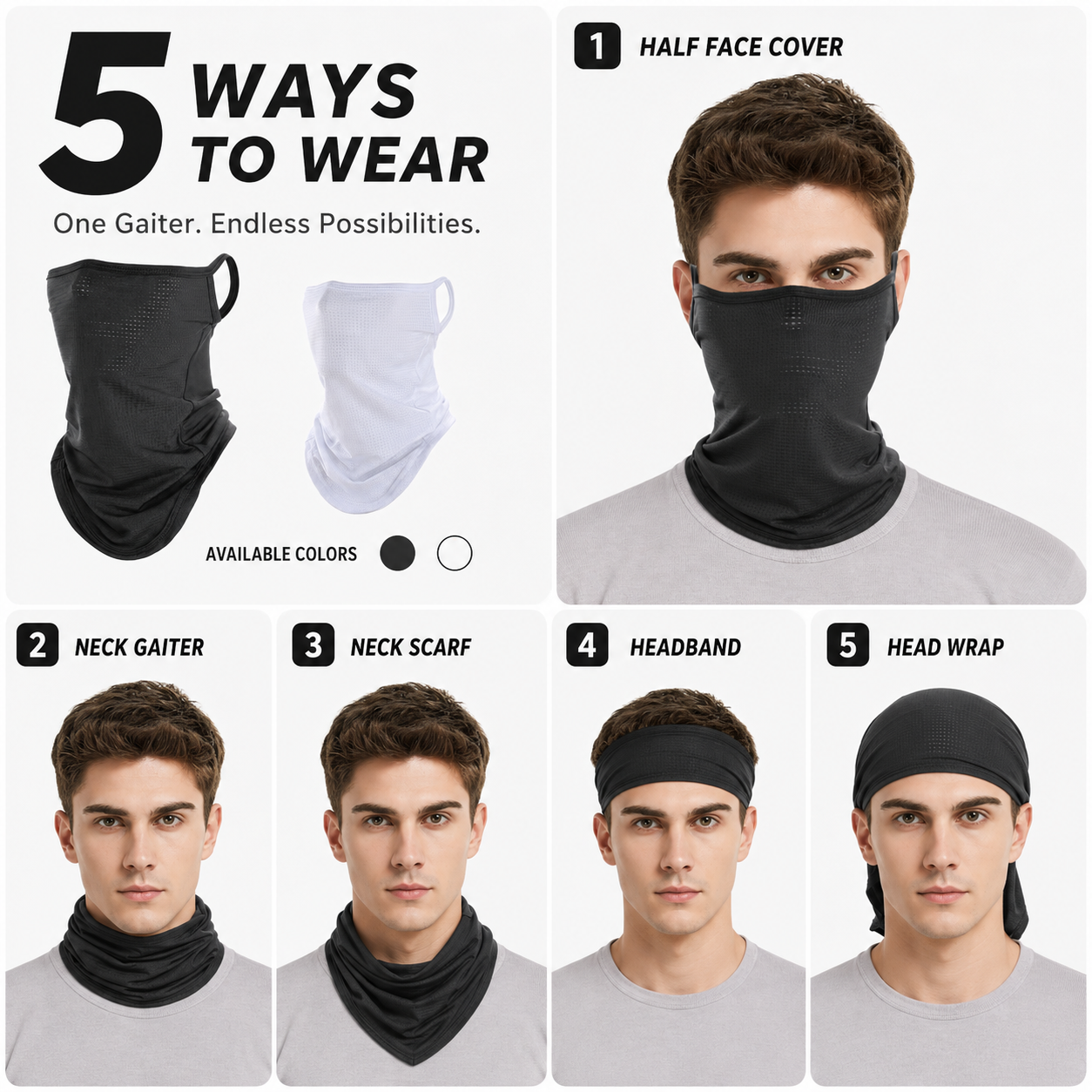 Breathable Quick-Dry Neck Gait - Respirator Half Face 评论和价格
