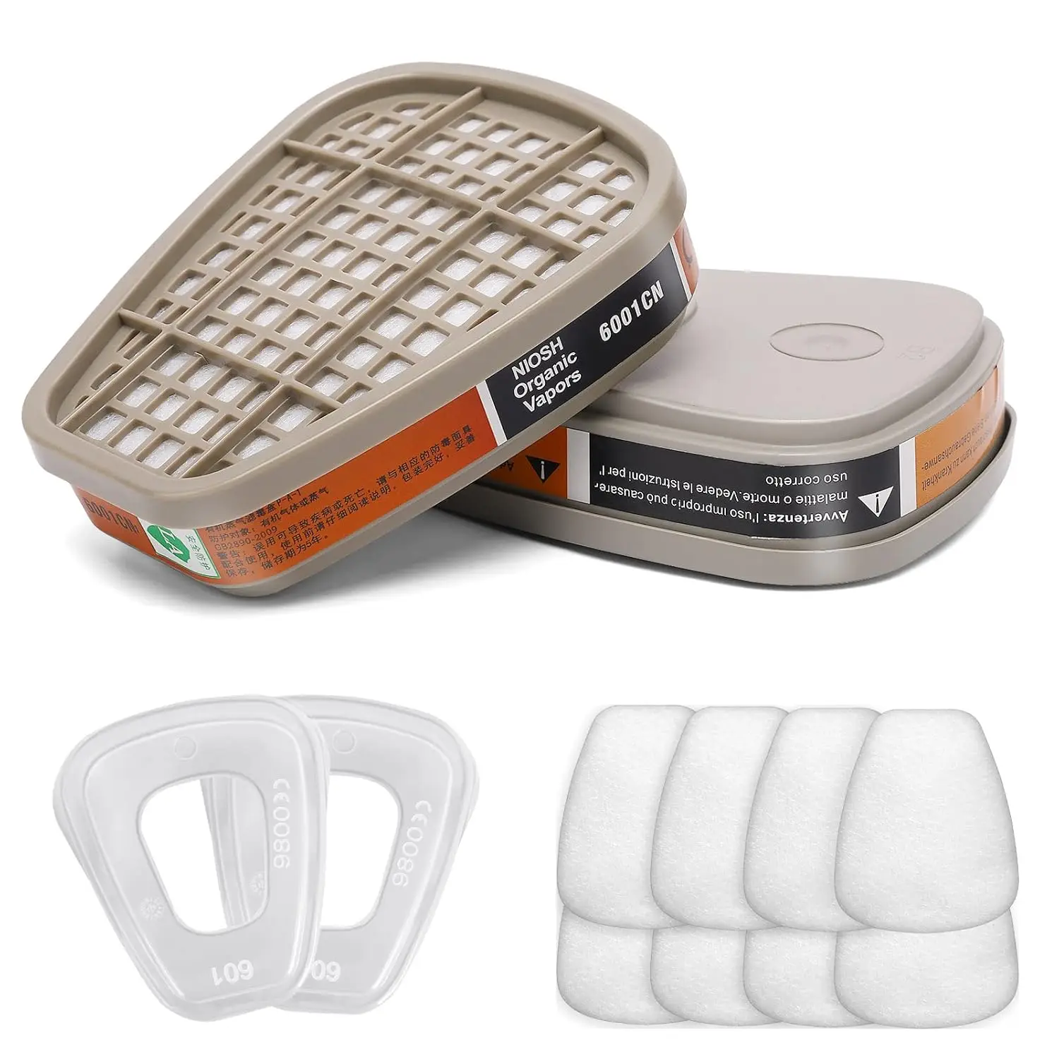 Activated Carbon 6001 Cartridg - Dust Mask Construction 评论和价格