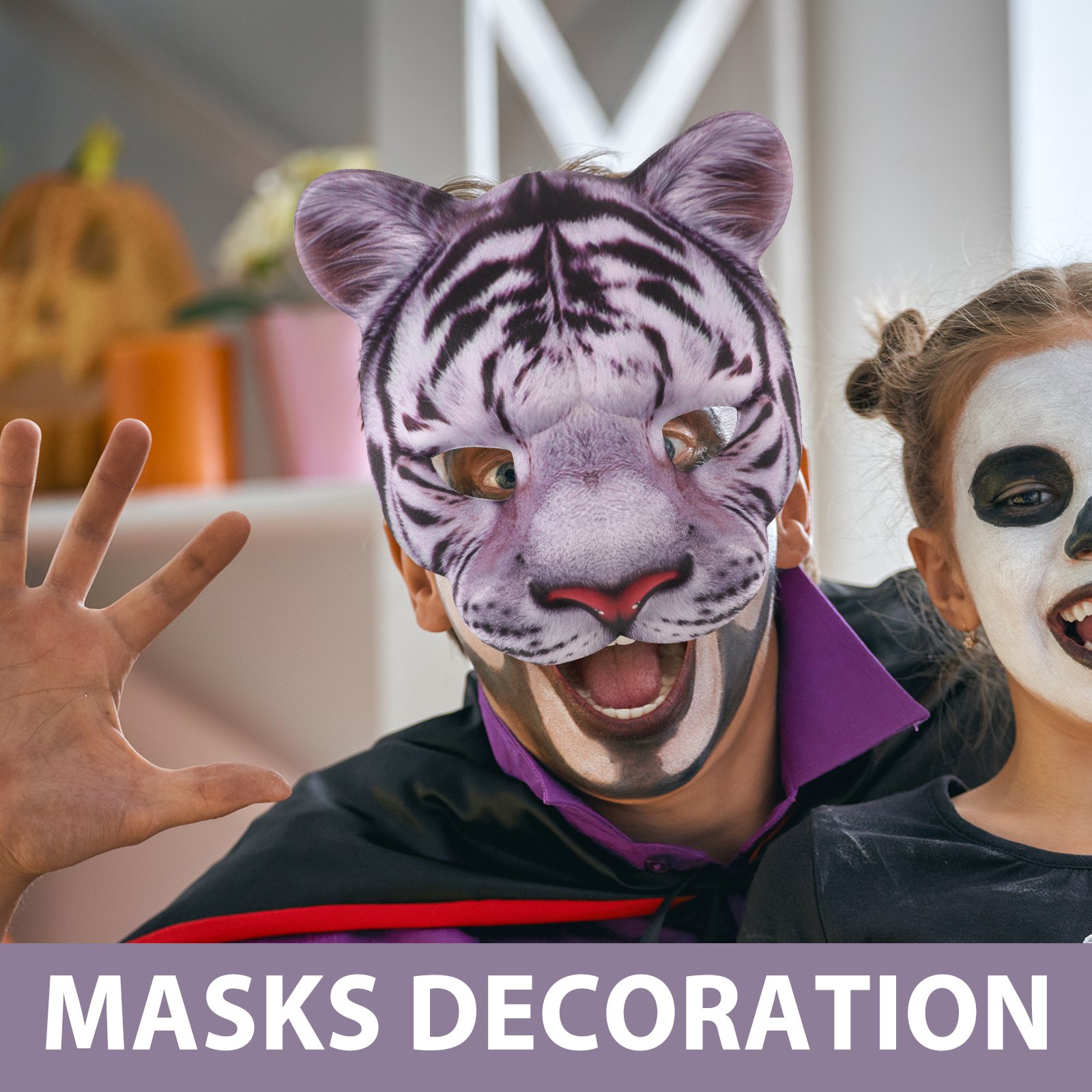 Tiger Mask 3d Animal Kids Masq - Kids Face Mask 评论和价格
