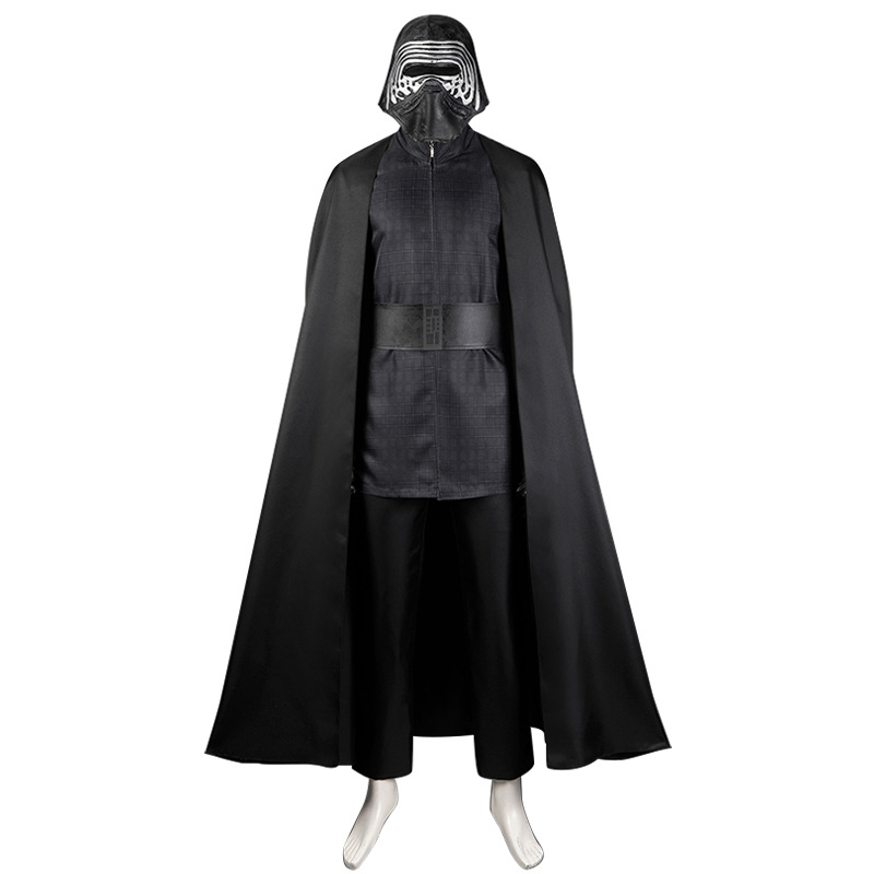 New Men Jedi Cosplay Halloween - Black Face Mask Pack 评论和价格