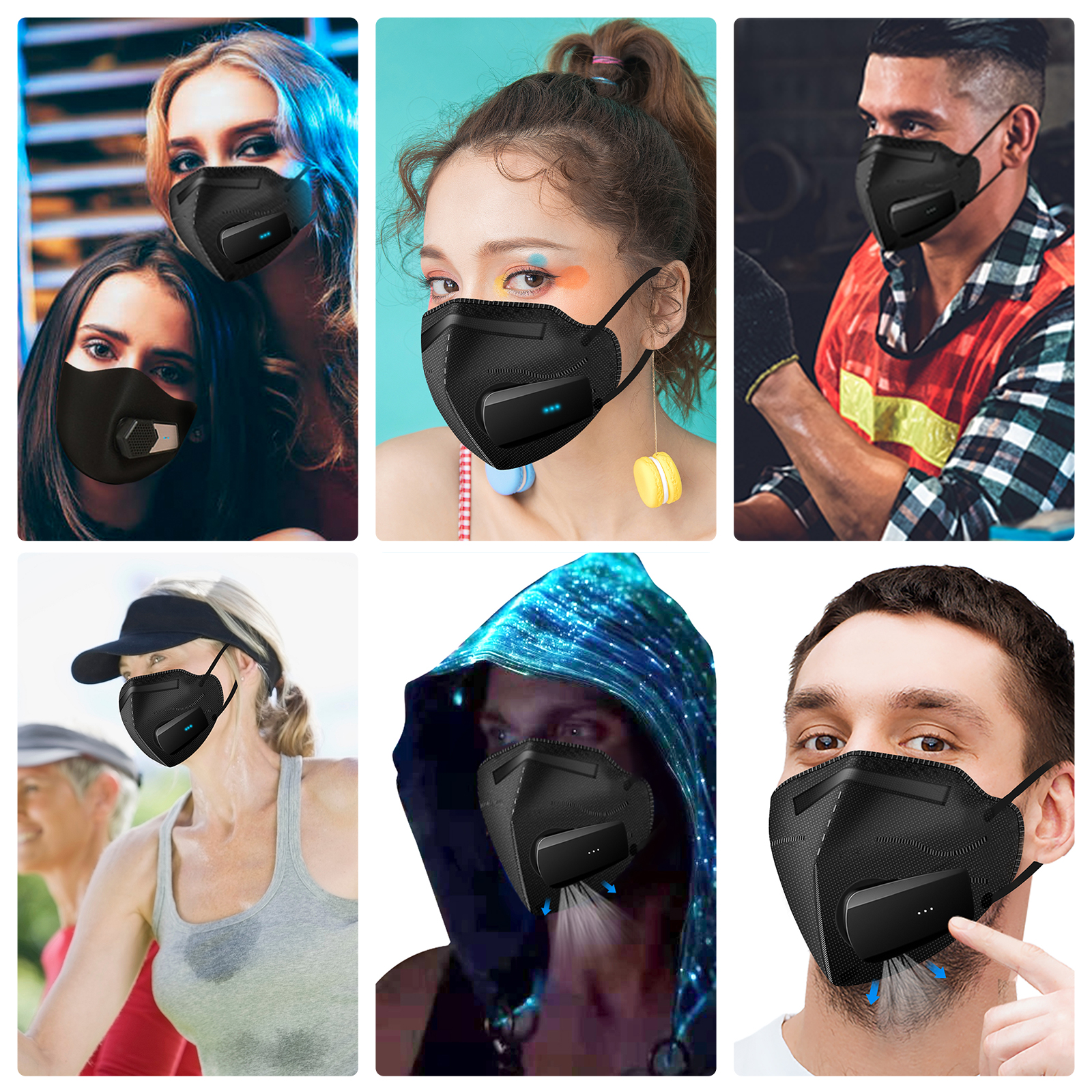 Breathe Easy Rechargeable Elec - Kn95 Respirator Mask 评论和价格