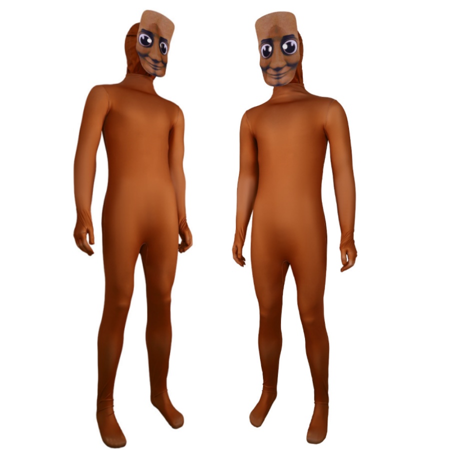 Yellow bodysuit party cosplay  - Kids Face Mask 评论和价格