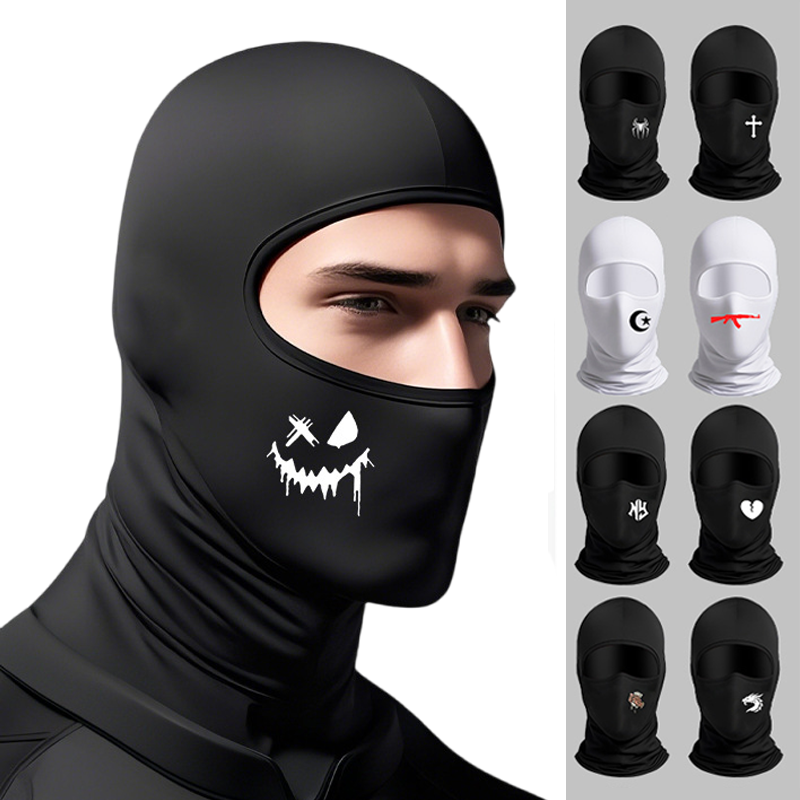 2pcs Set  Unisex Balaclava Cap - Black Face Mask Pack 评论和价格