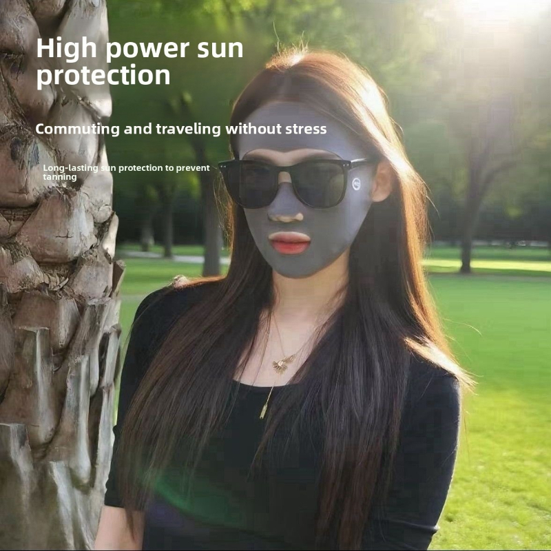 Summer Full Face Sunscreen Mas - Sports Mask Breathable 评论和价格