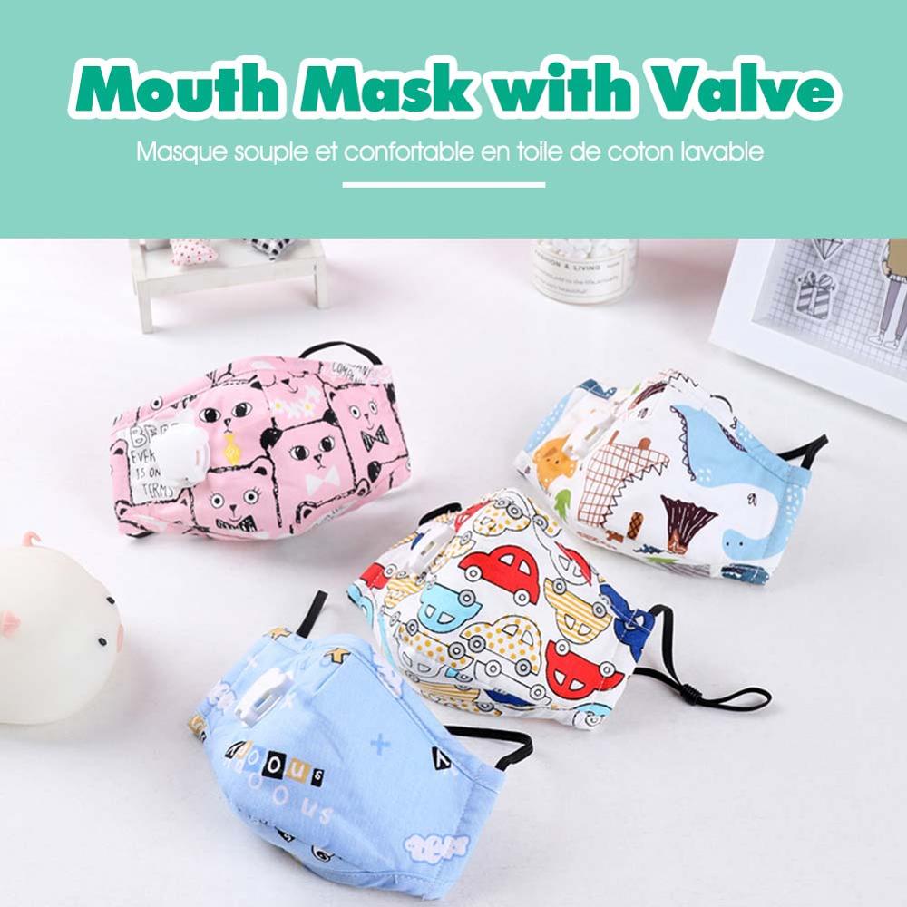 Kids PM2.5 Cotton Mouth Mask w - Anti Pollution Mask 评论和价格