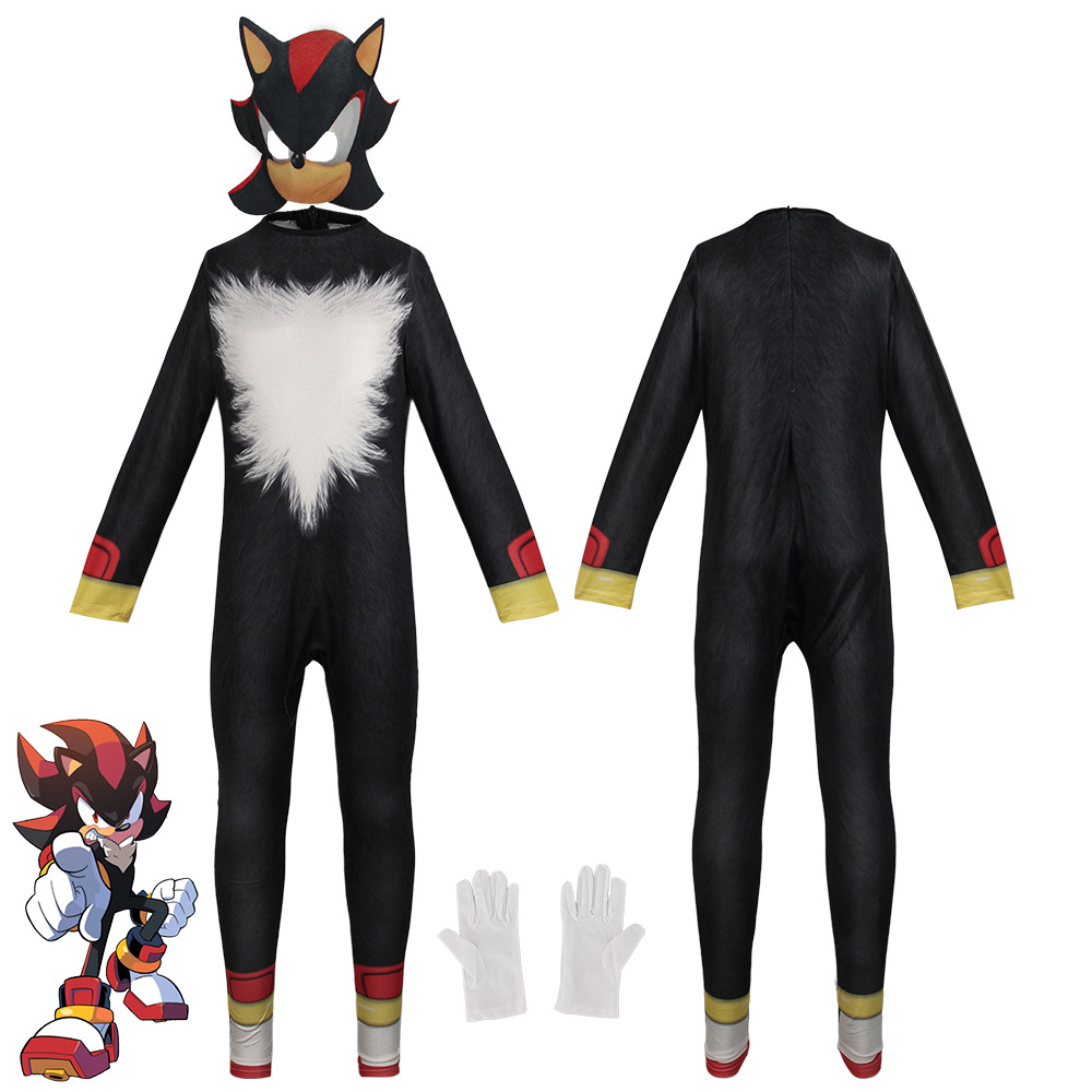 Anime Game Sonic Blue Red Blac - Black Face Mask Pack 评论和价格