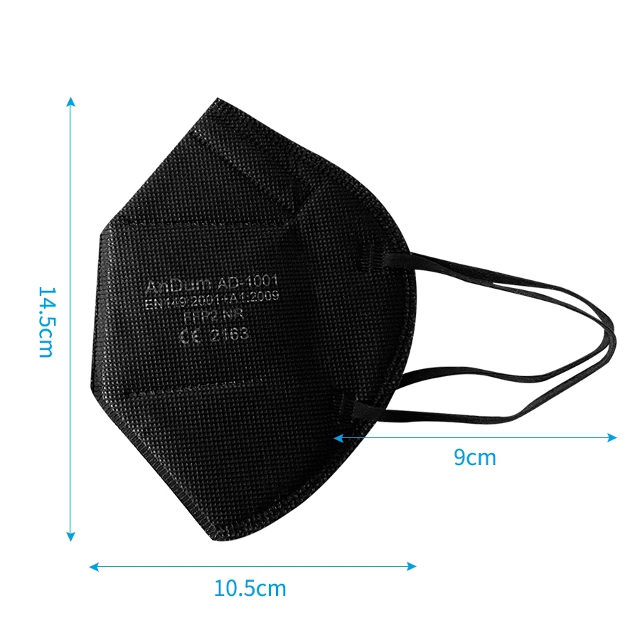 10PCS FFP2 Mask CE Approved Fi - Respirator Half Face 评论和价格