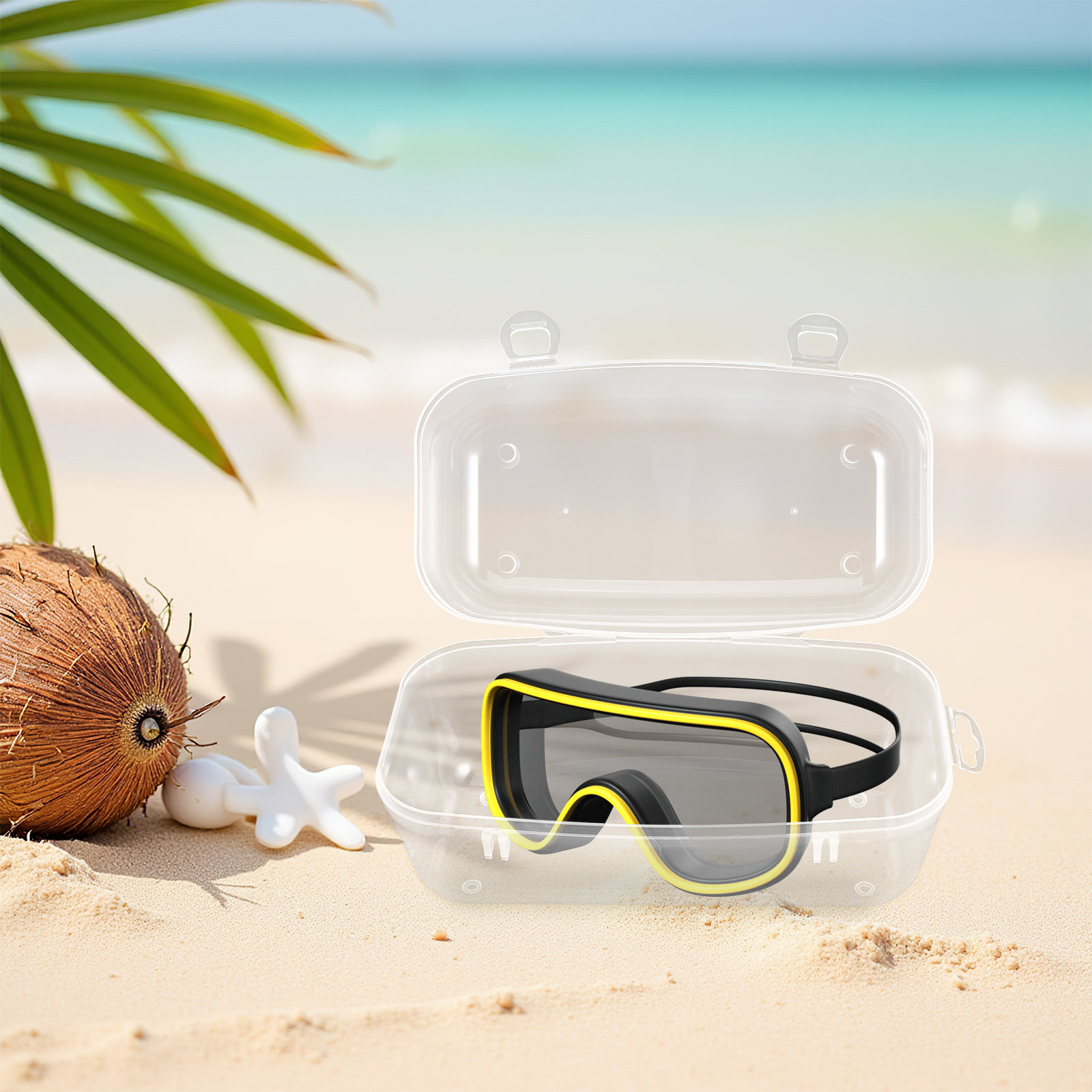 Diving Masks Case Portable Cle - Mask Case Hard Shell 评论和价格