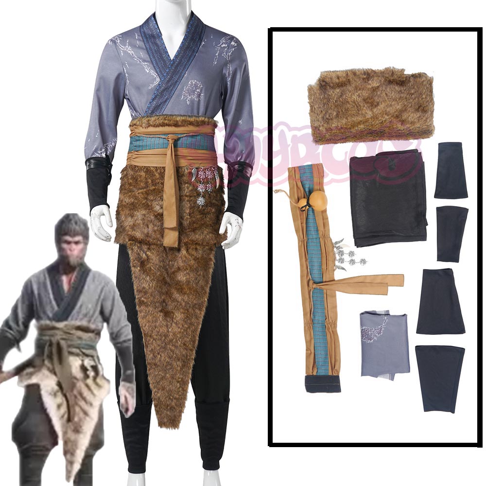 Black Myth Wukong Cosplay Cost - Black Face Mask Pack 评论和价格