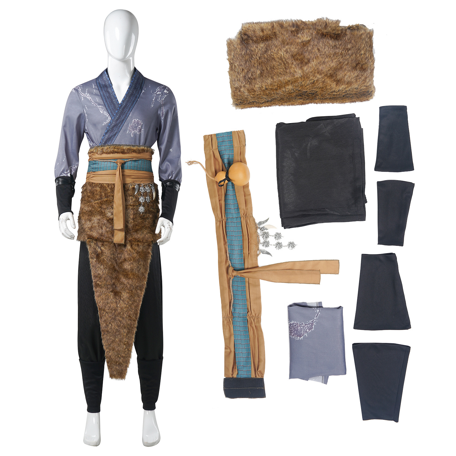 Black Myth Wukong Cosplay Cost - Black Face Mask Pack 评论和价格